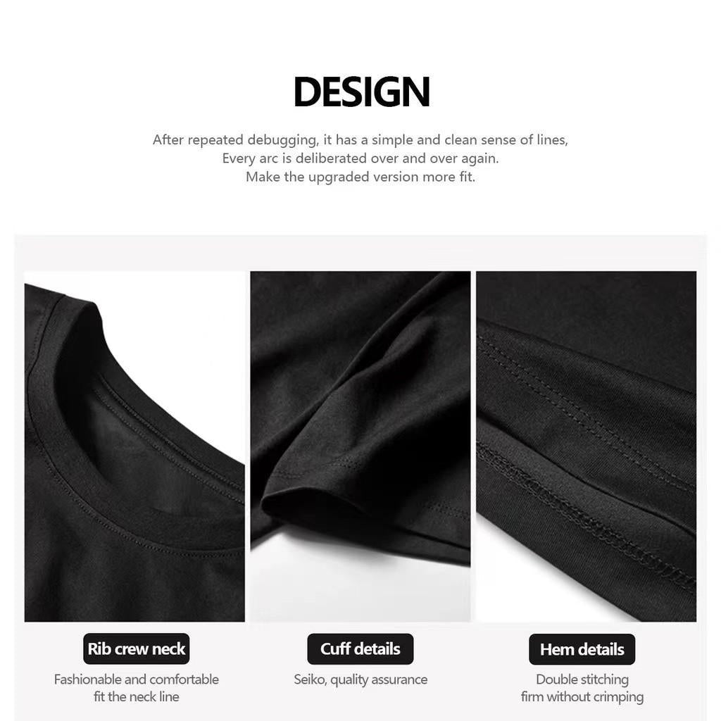 Abstract Art-Inspired Black White Trendy Tee